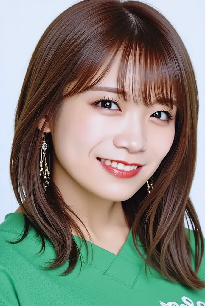  professional fashion model,  model photo shoot ,  Dynamic Perspectives , Attractive and unexpected angles ,  professional camera work,  top quality,  extremely detailed outdoors,  realistic skin texture, ,  high resolution,  accurate,  anatomically accurate, masterpiece,  Awards,  colorful hair,  open mouth , smile,   blurry background  ,  drop shadow,  caustics,  cinematic lighting effects ,  ray tracing,  8k octane ,  cinematography 