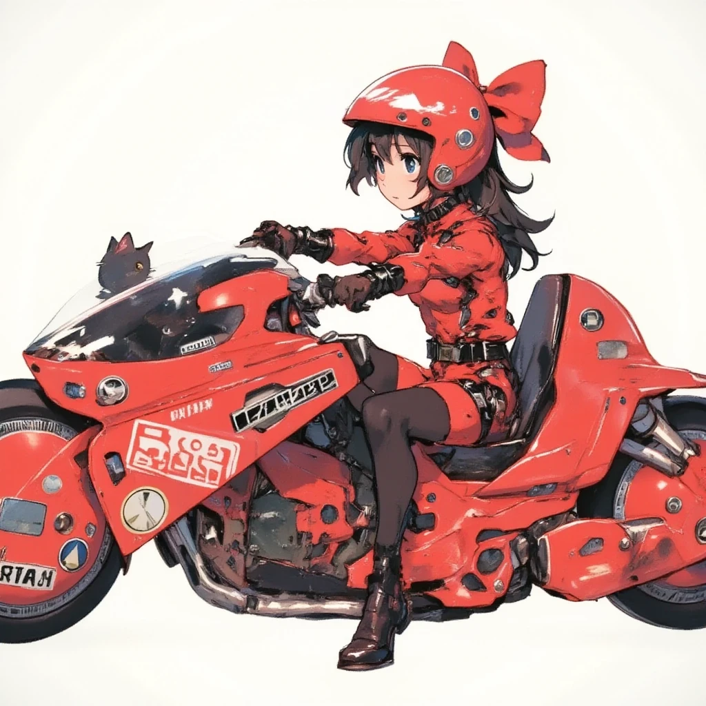 ((masterpiece)),(((Highest quality))), ((Super detailed)), ((An illustration)), masterpiece, Highest quality, High resolution, {Beautifully detailed eyes}, Attention to detail, 4k wallpaper, Beautifully detailed eyes,
One girl,(Seraphim:1.2),Sitting,Lean back,Put your foot forward,Short blonde hair、(Black Hair Ribbon:0.4)、Green Eyes、Wearing a black jacket,Big Scooter,
sf,cyber punk,
Very low seat,sf,cyber punk,Low ride height,The step is forward,