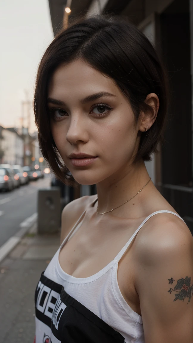 1girl,(face portrait),the most beautiful girl of the world,perfect eyes,closed mouth,looking at viewer,face imperfections,white dress,peaceful,relaxing,lo-fi,40mm lens,depth of field,bokeh,8k quality,RAW PHOTO,by professional photographer,rule of thirds,extremely detailed,