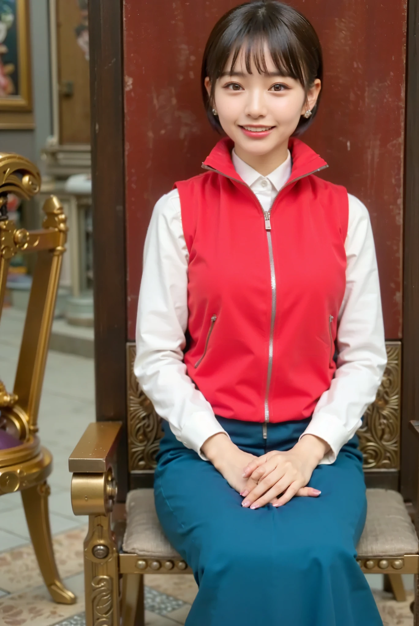 (Completely live action:1.37), (Amazingly realistic textures:1.37), (masterpiece, best quality:1.2), (8k uhd, 16k, 32k, ultra high res), amazingly realistic skin, amazingly realistic photo, superrealism, (photorealistic:1.37), (RAW photo), ultimately realistic, (ultimately realistic all details), (ultimately realistic all textures), super realistic lighting, super realistic shadow, (japanese girl:1.5), ((young face)), smiling, happy, super realistic face, ultimately realistic skin, ultimately realistic eyes, (mascara:1.35)ultimately realistic background, ultimately realistic detail up, kkw-ph1, ((drooping eyes, cyberpunk-style cyborg girl, amazingly intricate details, Anatomically perfect hands, mechanical body, silver knight armor, ultra glossy texture, purple hair))