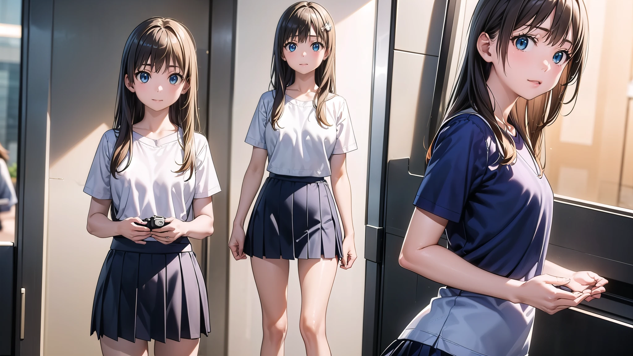 Understood, Saten Ruiko, black hair, blue eyes, long hair, hair ornament, Floral decoration ,Full body drawing、
break セーラー服, blue skirt , pleated skirt , (( miniskirt:1.5)), Seraphim, long skirt , Summer clothes,
break outdoor, null, moon, cloud,
break looking at viewer, (cowboy shot:1.5),
break (masterpiece:1.2), top quality, high resolution, Unity 8K Wallpaper, (shape:0.8), (美しい attention to detail:1.6), very detailed顔, perfect lighting, ) 渡辺明夫スタイルの very detailedCG , ( perfect hands , perfect anatomy), angle , ダッチ angle , smile, style and the skirt rolls up, ((Showing off your pants:1.3)) 、Sleep in bed、Masterpiece、 top quality、 detailed explanation 、 cute anime 、 illustration of a train、 high resolution, attention to detail, 超 high resolution, very detailed, Little Curvy Girl , , super realistic girl、子供underwear , low angle、 flat chest、 full body view、 pleasant face、、underwear、 disheveled clothes、perfect body、 low angle、股間の隙間からunderwearが見える