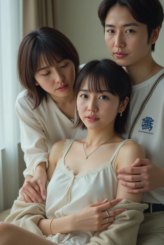Nana Komatsu with Mackenyu (kissing) (realistic)