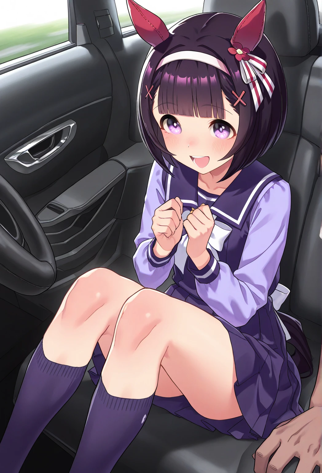 NSFW,(highest quality:1.2),1girl,,(1 nogizaka girl,14,young girl、black short bob hair:1.7),(
Completely naked:1.2) ,pussy, (public hair,genital hair:1.2), throw (spread your legs:1.3),
in the heat,
smug with a seductive smile,, Staring lovingly, pubic hair, in the car,afternoon,大きくspread your legs,(Sweat:1.2)