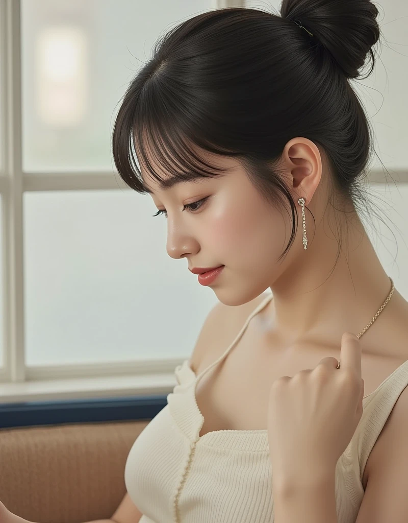 8K, Ultra-high resolution, Highest quality, masterpiece, 三分割法によるphotograph,Surreal, photograph, 1 Girl, (:1.3), pretty girl, Cute face, Beautiful eyes in every detail, 細かくdetailedに,masterpiece,One Girl:1.2, Japan Female Announcer, whole body,blush,closed eyes,shy,Black Hair,Bob with bangs,ballet,Spanking,Captivating ass,Delicate and smooth skin, Realistic Skin, Perfect and beautiful face ,完璧でCute face, Skin with attention to detail, Perfect limbs、Narrow waist、Thin legs)、Browsing Caution,Beautiful leg line beauty,Looking at the audience、beauty,Long neck、(((Ideal body type))),A cup small breasts :2,、Portraiture:2、Perfect Anatomy、鮮明なdetailed、detailed、Surreal、Light and shadow,Strong light