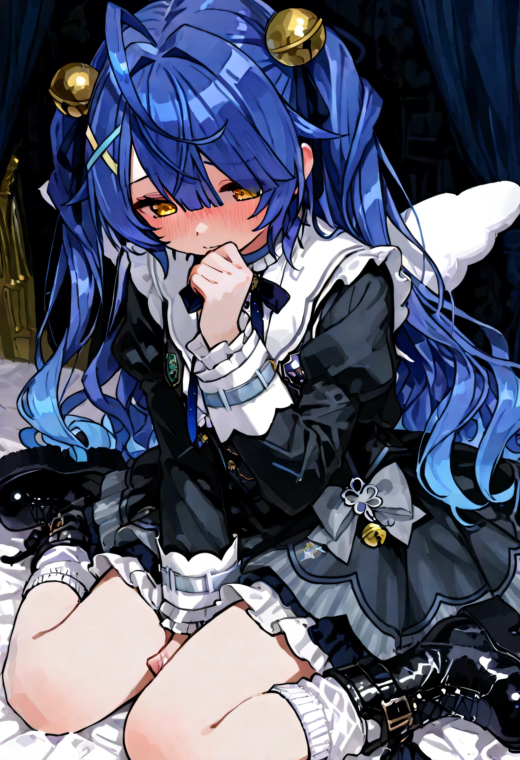 Amamiya kokoro, Nijisanji, wariza, Gothic ta, platform boots, Loose Socks, shy