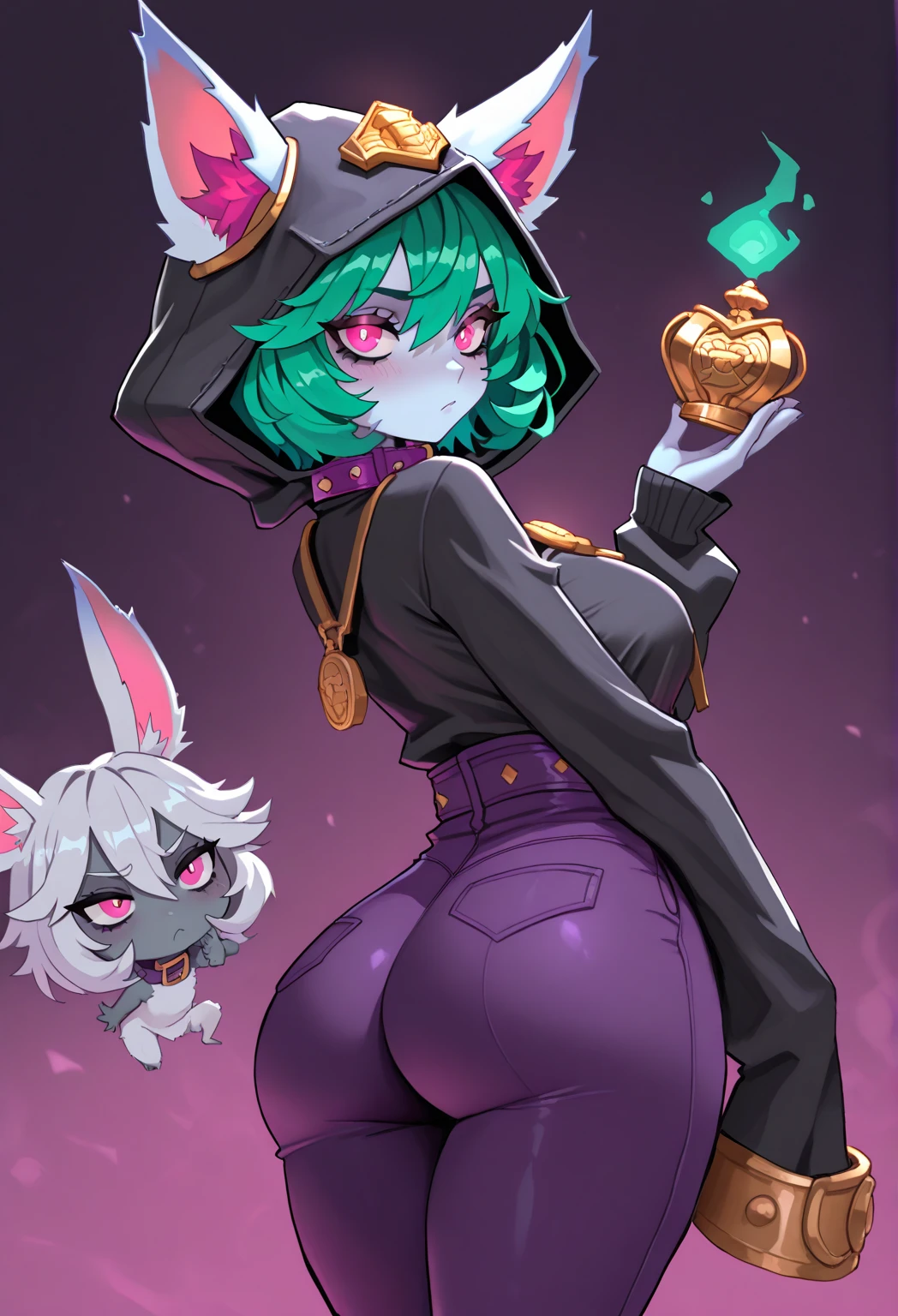 1girl in,A pokémon_The card,(Best quality1.２), (hightquality), (Convoluted_Details), (ultra-detailliert), (illustratio), (Distinct_image),With cats((1 With cute cats.5)), bookstore, naked, , flat chest
