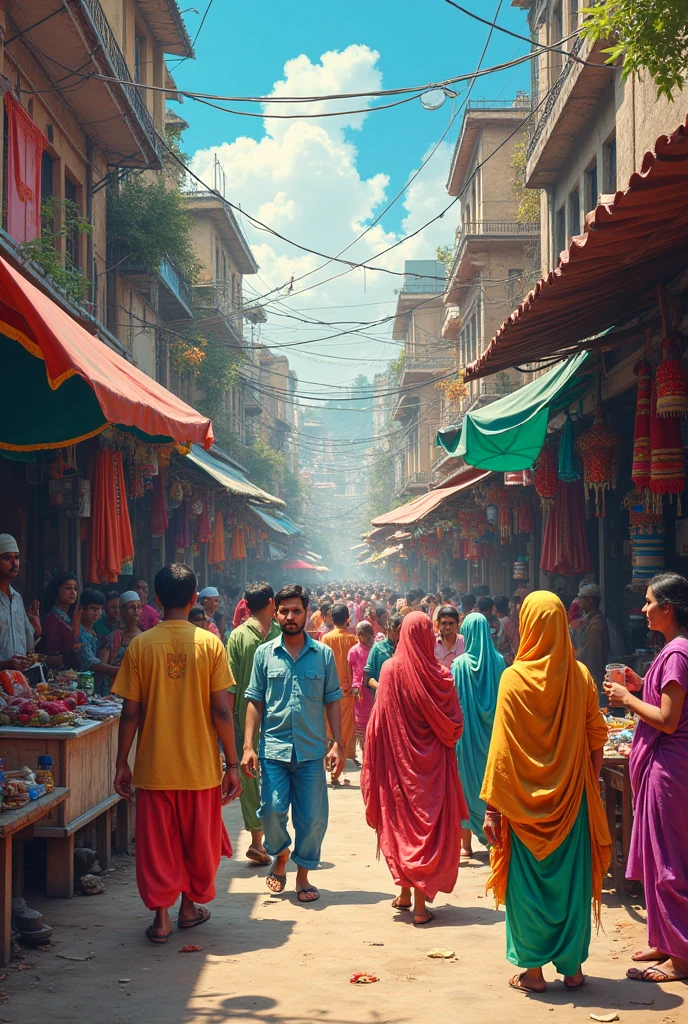 Create a cinematic image about Bangladesh