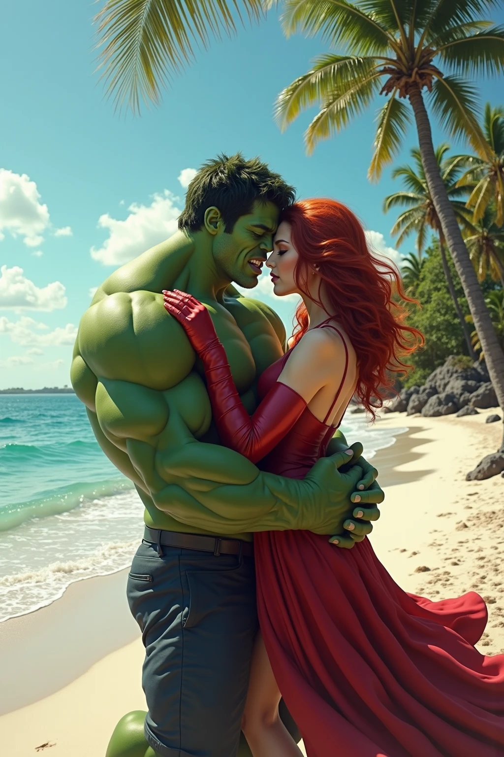 Scarlett Johansson having sex with hulk