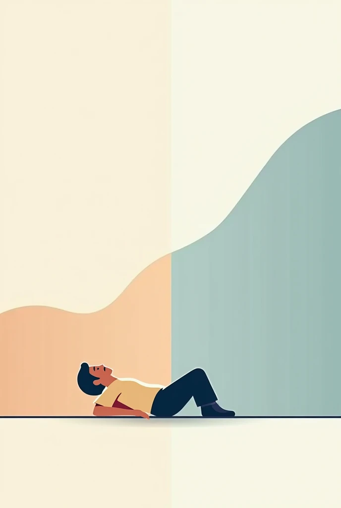 Create the silhouette of a man doing push-ups (Calistenia) leaning on a bench on a seaside avenue 