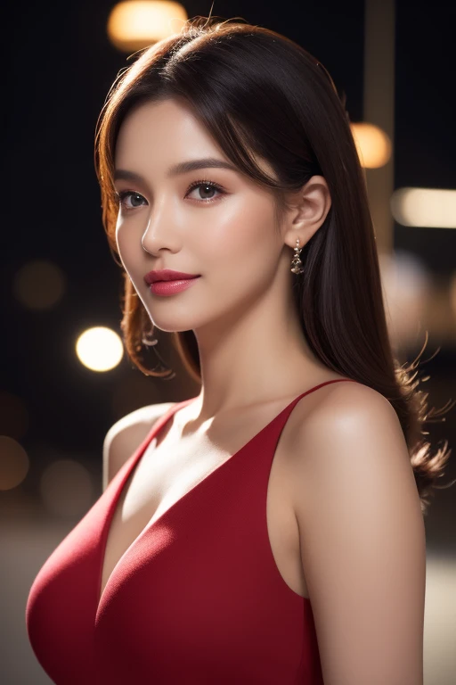 (8K, RAW photo, highest quality, masterpiece:1.2), (realistic, Photoreal:1.37), super detailed, High resolution,, beautiful and detailed face, (slim waist) :1.3), , Beautiful and smooth skin, skin texture, floating hair, professional lighting, human body as a whole, Photographed inside a villa on a snowy mountain、(((32ｋ))),(((high detail))),（((Background inside the villa in the snowy mountains)))、(((realistic)))、(((Berry shorts and beautiful bare legs)))、(((beautiful)))、(((blonde curly hair：１．４)))、(((red sweater)))、(((small details))) 、(((big breasts)))、attention to detail,realistic atmosphere,beautiful dark eyes,detailed mouth,glossy lips, thin eyebrows,fine eyes、Soft white skin that shines in every detail、 deep colored eyes,very beautiful eyes,lip details、 very beautiful face,very well-shaped face、 lifelike face,glossy beautiful lips, realistic, Young gravure Idol, very beautiful , ,moderately beautiful,Young sensual gravure Idol,Young gravure Idol, beautiful, Cute and sexy ,face is flushed,１７Year,brown shiny hair,,beautiful.high detailハイビジョン,well-shaped chest, mature body, ,Moist eyes、Transparency、beautiful skin、Idol、my makeup、front、 smile、 big breasts、detailed drawing of hair、Eyelash details,