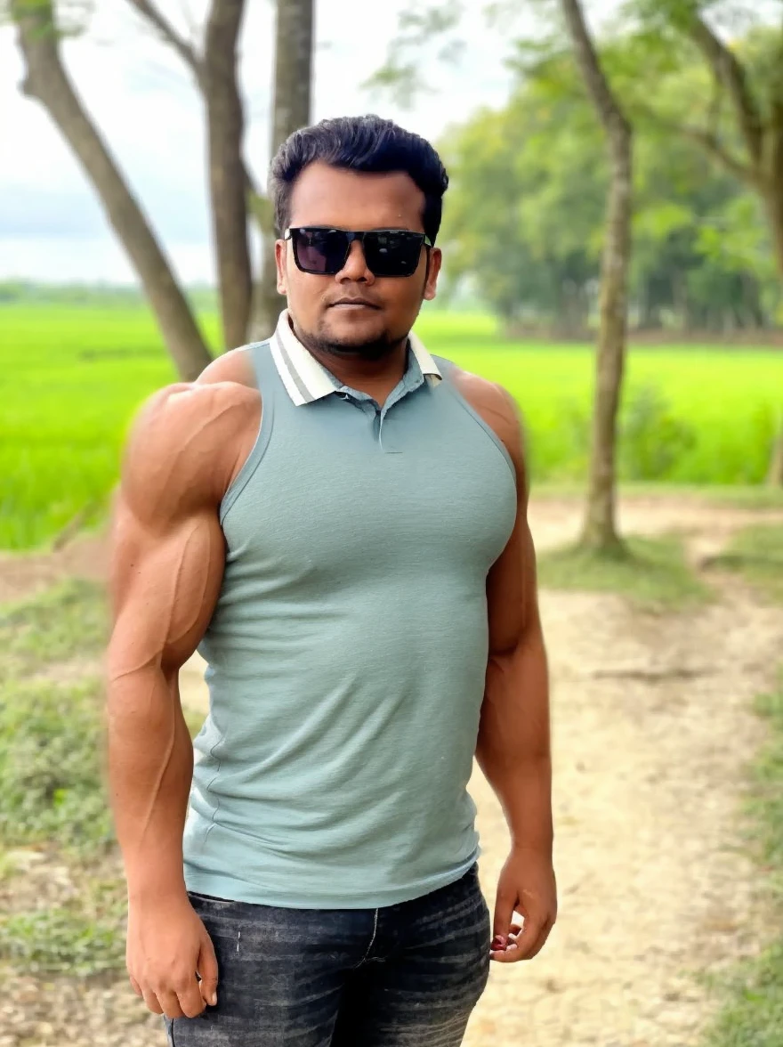 tmasterpiece, Best quality at best, 8K high resolution, absurd res, actual, grabbing own pecs, There are scars on the nose, Bright, sexy and charming eyes,eBlack eyeelancholy Look,1boys, Alone, short detailed hair, pectoral focus, large pecs, Be red in the face, , black color hair, Seven doppelgangers, Muscular, smooth and shiny,indian wedding dress,Royal gold,looking at viewert, indian male instagram model influencer