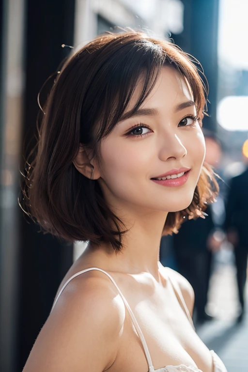 8K, Raw photo, Best Quality, masutepiece:1.2), Ultra Detail, Super Resolution, (photos realistic:1.37), (((Fulll body Shot))), high-definition RAW color photography, professional photograpy, highly detailed and beautiful, Extremely detailed, Huge file size, Official art, Highly detailed CG Unity 8k wallpaper, Very detailed beauties, Highly detailed face, Highly detailed eyes, 二重まぶた, highly detailedskin, extremely detailed fingers, highly detailed nose, highly detail mouth, Perfect Anatomy, Vivid and highly detailed textures, (1 Japan women), ((Bewitching Married Woman:1.3)), (Adorable beauty of smiling:1.3), (((eyes are brown))), Toned body, Cinematic Light, ((From the knee up:1.2), ((NSFW)), ((Looking at Viewer:1.6)), (Looking at the camera), photographrealistic, (Bokeh), (Dynamic Pose:1.2), ((NSFW)), (((F-cup))), ((spread :1.2)), (((Sexy tacleavage))l body Esbian:1.2)), (Fashionable:1.2, 耳Nipple Ring, a necklace), ((((Camel claws)))), (((short-hair, Fashionable hair))), (Hotel), (Bed in the background), (Erotic detective be), (Brunette hair), ((J-pop Idol)), full body Esbian, (depth of fields), (One navel), sprawl、((Camel claws))