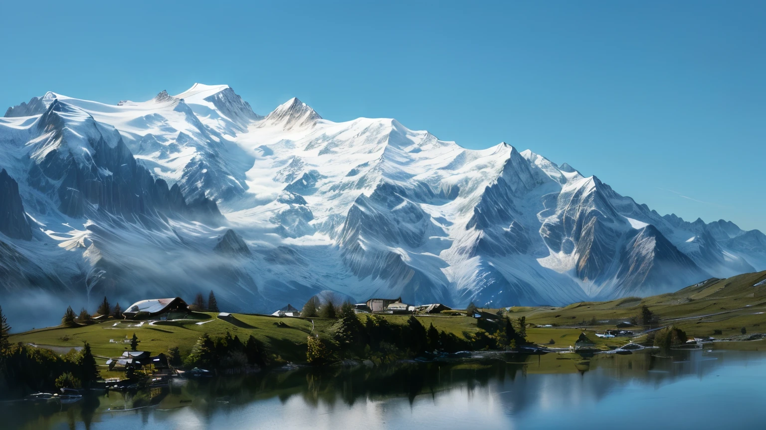 Mountain々Digital rendering by , The Alps, 雪Mountainとアイス, Chamonix , The Alpsの風景, The Alps気候, Mountainと湖, スイスThe Alps, 雪をかぶったMountain々, 美しいMountainの景色, eye level medium shot by Alexander Runciman , Mountain岳地帯, 見事なMountain々, , moutain, by Werner Andermatt