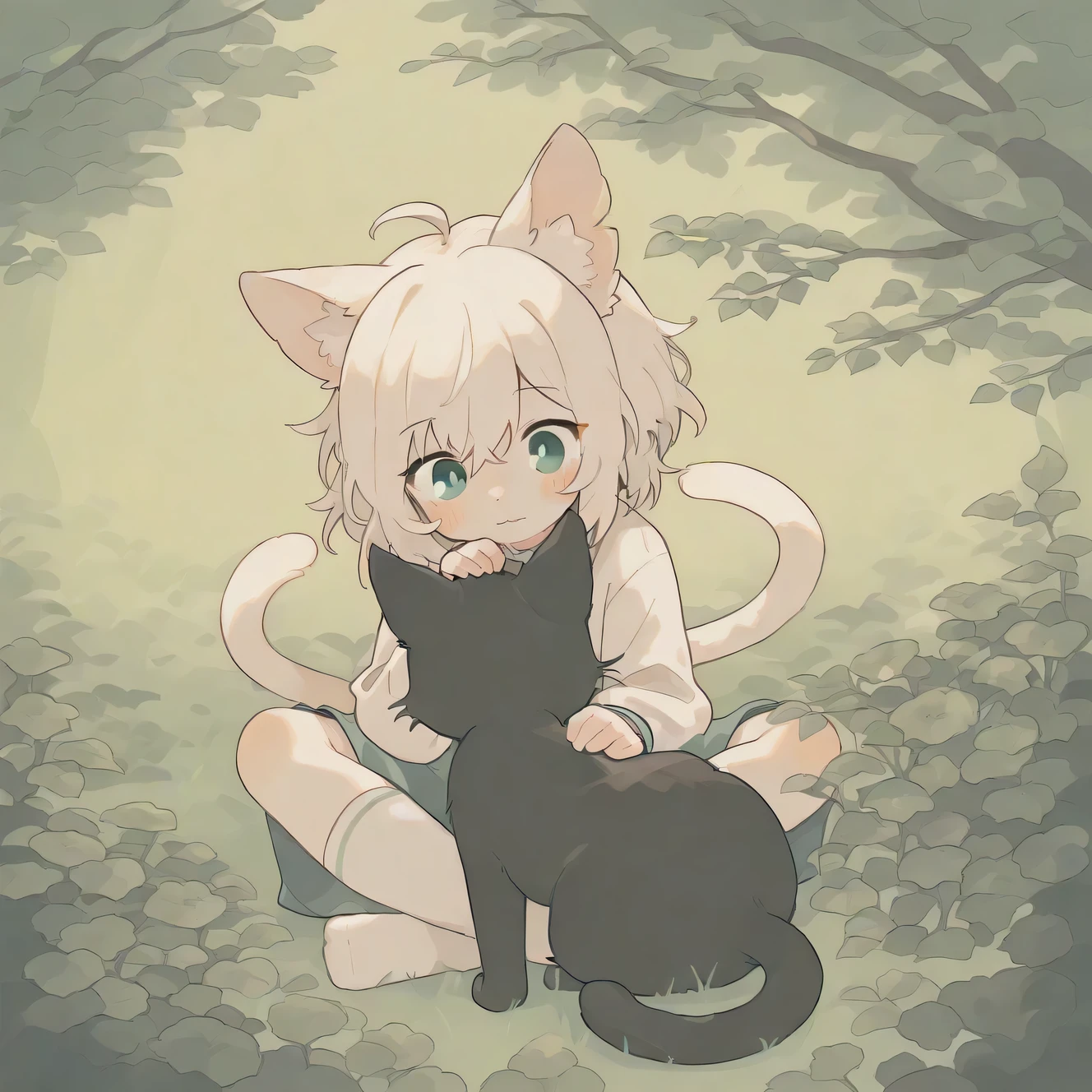 (masterpiece), (best quality), (ultra-detailed),
animal, cat,