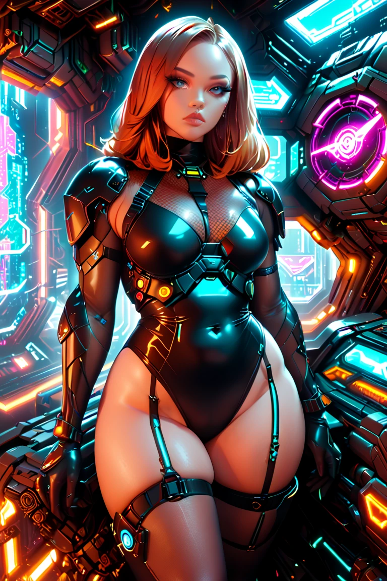 (dreamlikeart style:1.0),( redshift style:1.2),(analog style:1.2), (studio_ghibli_anime_style style:0.9), (copeseethemald style:1.1),(thepit bimbo:1),(glossy sexy bimbo:1), masterpiece, hires,

([Gwen Stefani|Emma Watson]:1.2), young woman, 1girl, solo, fashion, shiny transparent jacket, 
latex crop-top, beautifully detailed blue_eyes, smile, short hair, blonde_hair, black gloves, fist,
intricate spaceship, iridescent, chromatic aberration, medium shot,

(psychedelic color:0.7),

cover art, illustration, studio shot,

skin pores, realistic skin, athletic,
smooth skin, subsurface skin scattering, shiny skin, shiny_skin, realistic proportions,
choker, earrings, eyelashes, eyeshadow, lips, lipstick, jewelry, makeup, nose, parted_lips, dancing, navel,
spaceship, futuristic, aliens, galaxy, stars, space, sci-fi, map, lasers, robots,