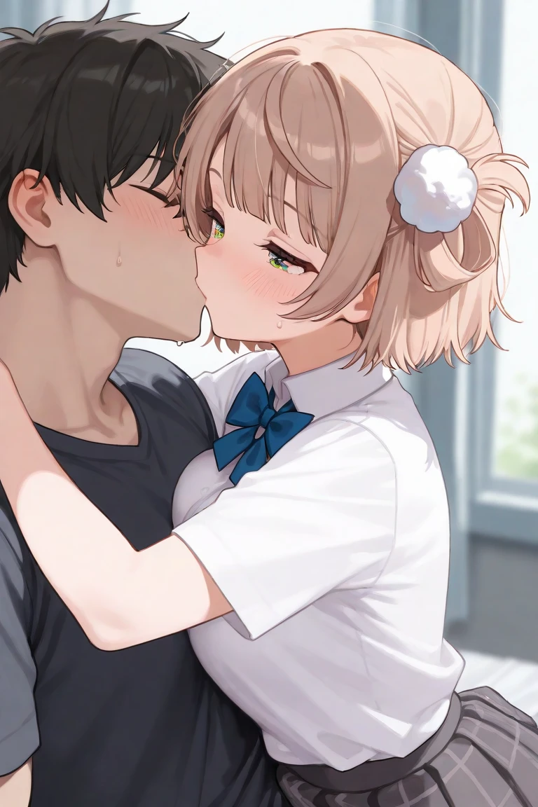score_9, score_8_up, score_7_up, source_anime, best quality, masterpiece,official art, absurdres, highres, waifu2x,break,1girl, tomboy, school girl, flat chest, (nipple:0.6), sweat, saliva, tongue, blush, penis, twitching penis, oral sex, felatio, cum, motion lines, facial, heavy breathing, sound effects, spoken heart, outdoors, break,(clear line illustration:1.2),very high resolution, very aesthetic, super detailed skin, Best sexual lighting powered by famous artist, 8k,ero picture,beauty illustration,photoshop_(medium),,(Detailed Lighting),uncensored,
