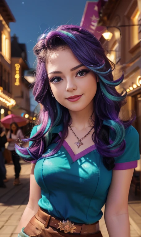 (8k, RAW Photography, top-quality, masterpiece:1.2), 1girl, 3d, voluptuous body, beautiful face, photogenic , 3D, Blazer uniform, long hair in curls, hands raised, school ground, s lips, High school student, schoolyard, school uniform, real, shinny skin、Beautiful delicate face、Beautiful delicate eyes、a miniskirt 、Multiple people,