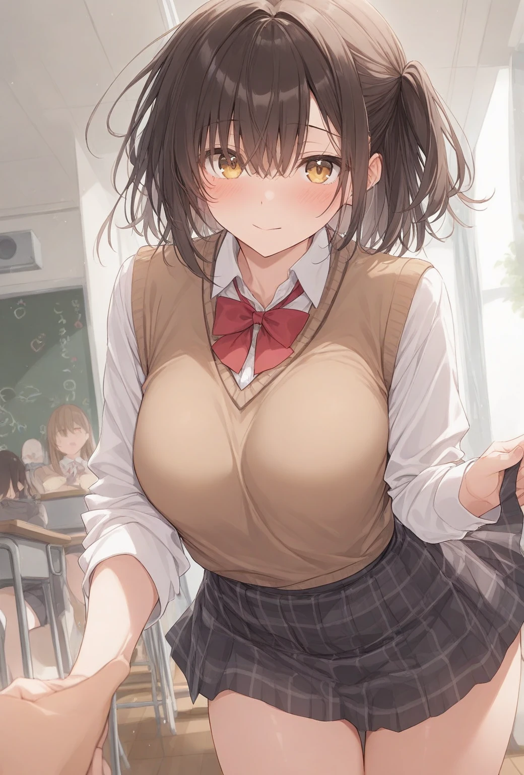 ((((woman and 1little boy:1.2)))),(((( Grab mama's thighs:1.2)))),(Thick thighs:1.1),(Huge breasts:1.1),(Embarrassing:1.3,blush),(intense orgasm:1.1),(tears:1.1),(Lace panties),(Squint eyes:1.2),(Sweat:1.1),(button down shirt),((squat:1.3)),((kitchen)),(Wearing skirt), masterpiece, Highest quality, Very detailed, Dynamic Angle, ((Perfect hands)),(shiny skin,), Great background, Meaningful Background, Absurd background, Artistic Overlays,The style is surrealism, Cinema Lighting,Ray Tracing,Holy Light