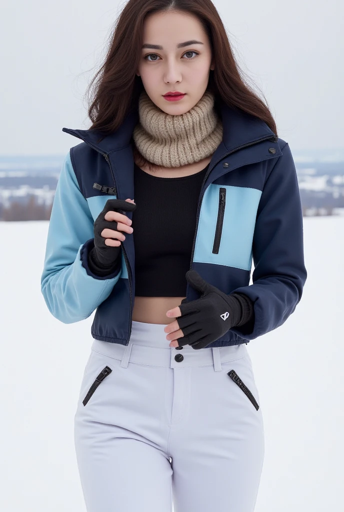 black hair, Madison Beer, Nicola Cavanis, ski pants, topless, 8K, top quality, Complex details, very detailed content, ultra high resolution, masterpiece, enlargement, (whole body: 1.1), slim, laugh, (assembly: 0.4), (puffy blue eyes: 1.21), blue eye wool body)), 1 woman, Only, 1 girl, whole body, ((whole body)), enlargement, , ((High)), (((fit your body))), (((slimes Gesicht))), sharp Gesicht, sharp, hair without eyes, long hair)) , (Detailliertes Gesicht), sharp Gesicht, small lips, standing, ski pants, (ski pants), ((ski pants)), (((ski pants))) Detailliertes Gesicht, detail chest, , big breasts, Detail, , Beautiful girl with slim abs highlighted: 1.4, six pack abs: 1.4, Botox for chest, big, perfect body, Detail legs, (((black hair))), ((black hair)), (black hair), ski resort, (ski resort), ((ski resort)), (((ski resort))),