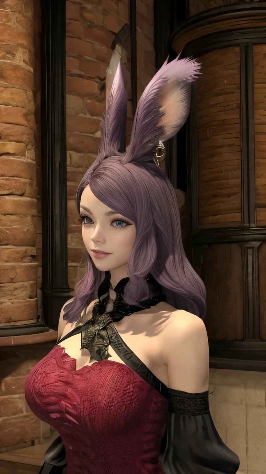 table top, top quality, shape, very detailed, finely, high resolution, 8k wallpaper, 完璧なダイナミックな構shape, beautiful and delicate eyes, Natural Lips, long eyelashes, Heavy makeup, smiles、 Sexy Knitted Dress , big breasted with a cross eye, Chest, Random Sexy Poses, whole body、 Look Away、 look down