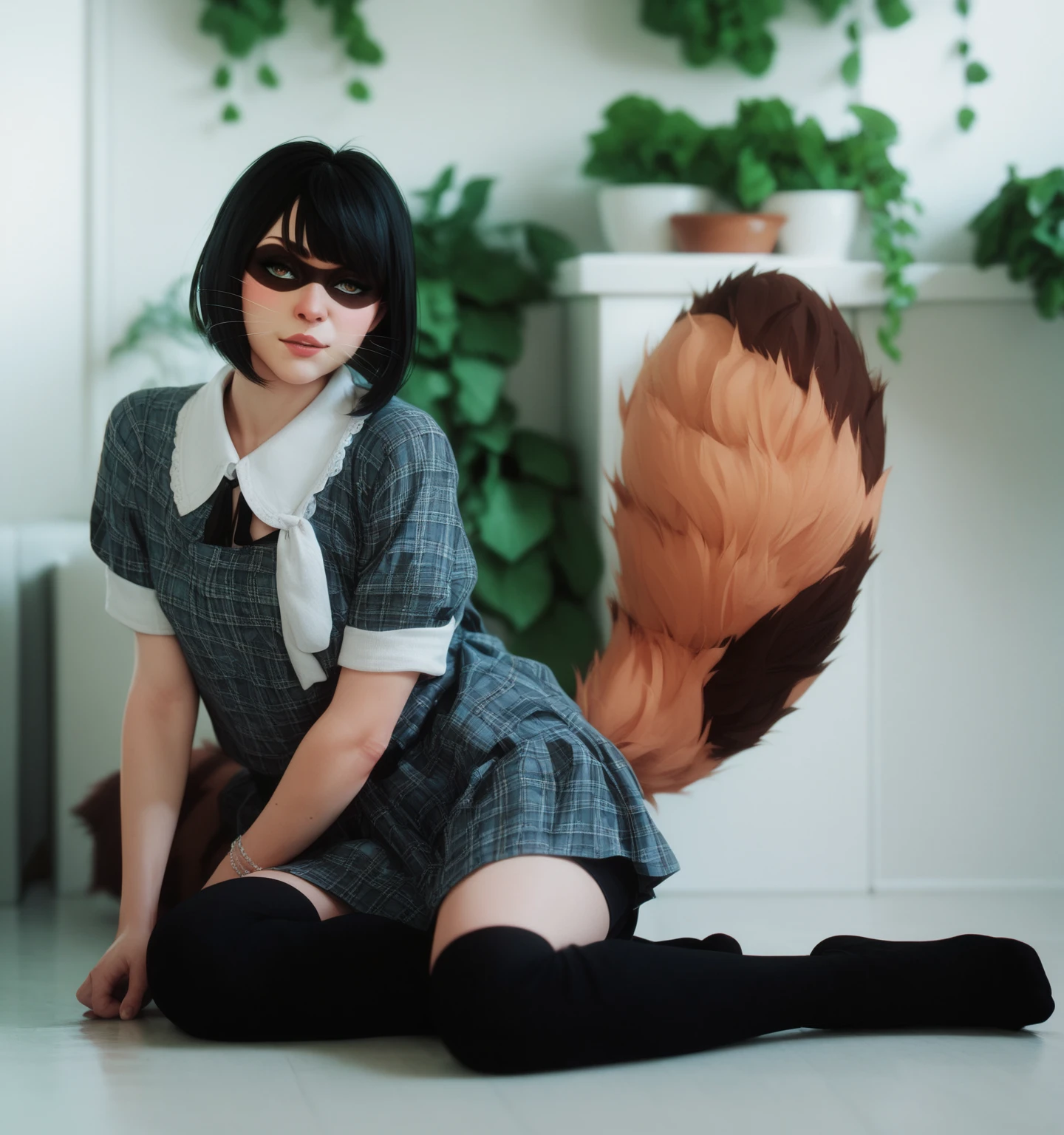 surreal,amazing quality,masterpiece,best quality,awesome,inspiring,cinematic composition,soft shadows,Film grain,shallow depth of field,highly detailed,high budget,cinemascope,epic,color graded cinematic,atmospheric lighting,imperfections,natural,shallow dof,
<lora:takanashi_rikka:1>,takanashi_rikka,short_sleeves,medical_eyepatch,breasts,plaid_skirt,bowtie,hand_up,blush,hair_ornament,skirt,kemonomimi_mode,solo,red_bow,white_shirt,hair_bell,cat_girl,bandages,chuunibyou_demo_koi_ga_shitai!,1girl,pleated_skirt,eyepatch,medium_breasts,plaid,bow,cat_tail,animal_ears,smile,signature,school_uniform,tail,looking_at_viewer,yokozuwari,ahoge,red_skirt,animal_ear_fluff,icho_private_high_school_uniform,shirt,cat_ears,bell,sitting,