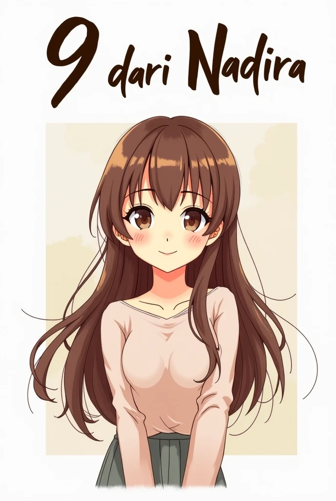 masterpiece, best quality,jeans,shirt,medium breasts, long hair, brown hair, smile, <lora:lak2-000020:1>