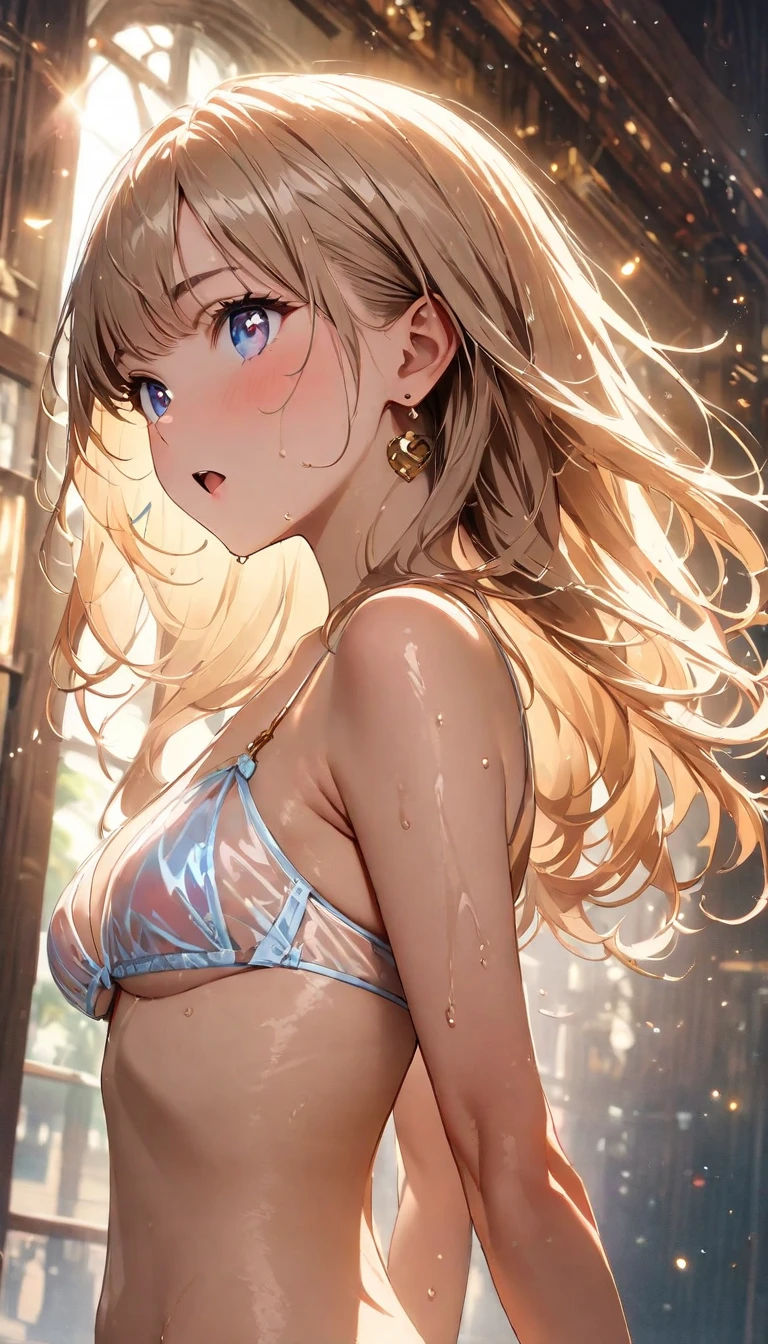 nswf、(((night,真night中))),(whole body)，(((Cinema Lighting)))，((Perfect Anatomy:1.2,Realistic:1.3,RAW Photos:1.3,masterpiece、highest quality、Ultra - High resolution、High resolution、Highly detailed CG、8k)),((旅館のJapanese-style room))、{{Random pose}}，((((Dynamic Pose))))，((Dynamic Angle))，(((Secret Travel)))、((sex))、indoor、1 female,alone,18-year-old、High school girl beautiful girl,Japanese,((Beautiful and graceful face and eyes:1.2,Big beautiful eyes:1.0,)),(Bright Eyes),((Beautiful woman))、((blonde)),Long Hair,(Random hairstyle),Medium Chest,((The body is slim)),Small Head:1.3,skinny,(Brown Skin:1.8),((Oily skin,Glowing Skin,Shiny skin,Sweat:1.4)),(((Kimono 1.8)))，{{{Undressing}}}，(prostitution),Japanese-style room，((Turn your body forward))，Stick out your crotch、(Detailed depiction of the crotch)，break,(((Satin Bra)))、(((satin panties)))、(Shiny bra:2)，((Shiny panties:2))、(((Award-winning design underwear)))，((((Bra and panties are the same color))))、break，((White underwear:1.5))、(((Underwear with lace)))、(((Luxury Lingerie)))、{{{cum facial}}}，{{{cum in mouth}}}，{{cum on breasts}},{{{cum on face}}},{{bukkake}}，((Vulgarity:1.5))