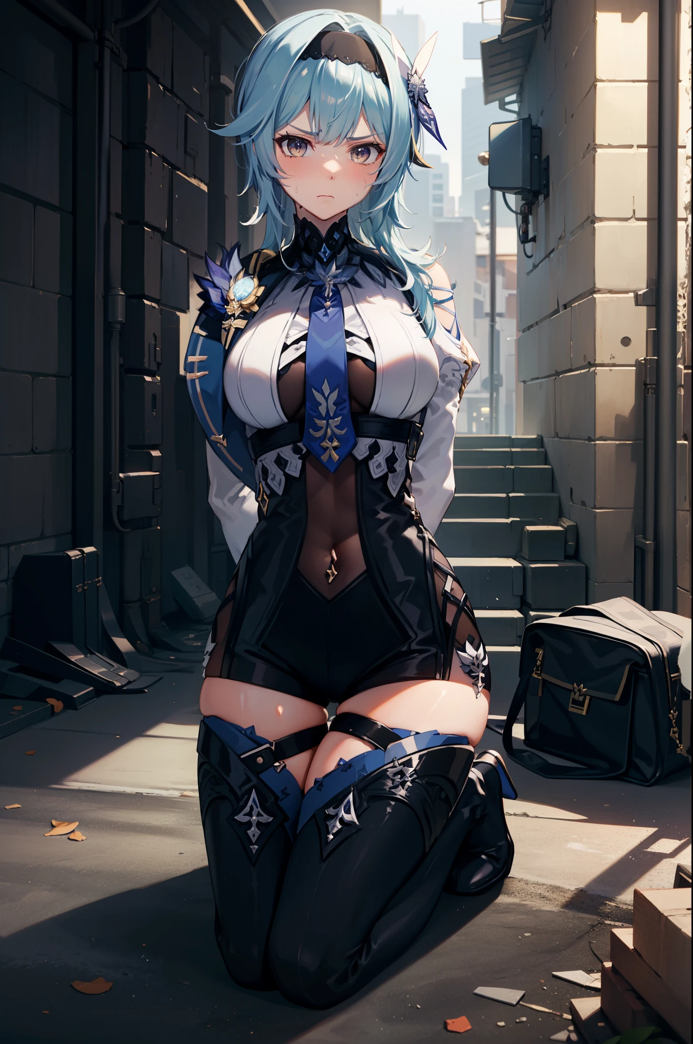 1 girl,Severe,Silver Hair,Wolf Ears,blue eyes,Bikini Armor,Has a long sword,Abdominal muscles,Dynamic Pose,Dynamic Angle,Intricate details, Ultra-realistic, Perfect Anatomy,Muscular,((muscle))