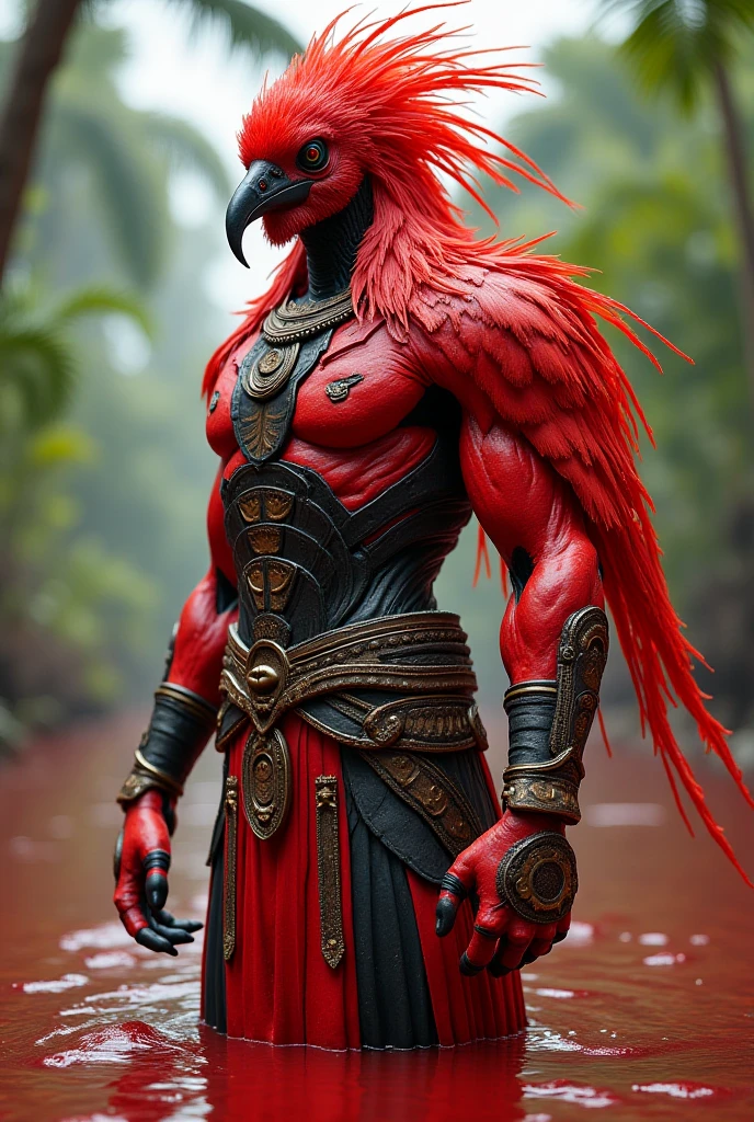 the rooster-head warrior, cool