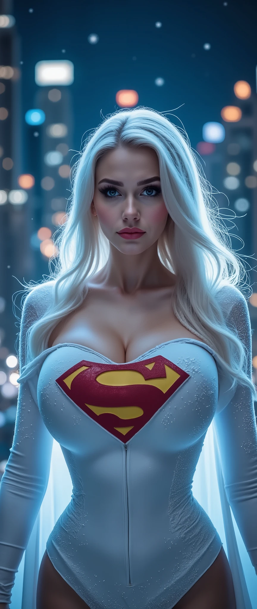 EMMA FROST EXPERIMENTING WITH SUPERMAN DNA