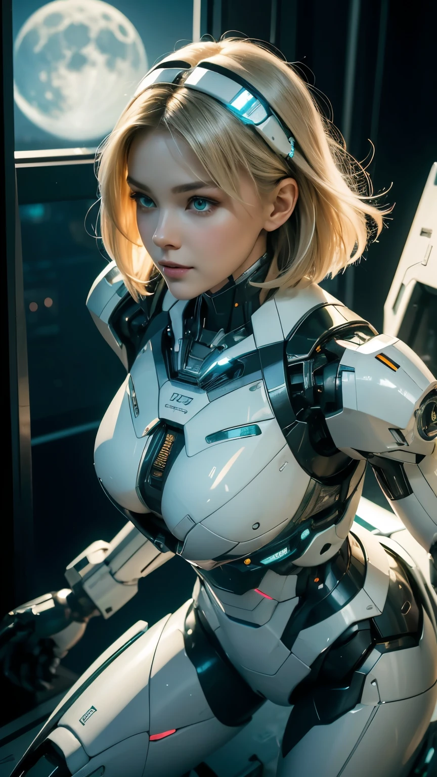 (best quality, photorealistic, masterpiece:1.3), 20 year old girl, cute and adorable, very long hair, blonde hair, (princess dress:1.3), (tech armor:1.5),character focus portrait, solo, (full body:0.7), looking at viewer, detailed background, detailed face, serene expression, cybergirl, wearing colorful sci-fi clothes, calm posture, glowing orbs, nature magic, (style-swirlmagic:0.8),  rock, glowing red flowers, violets,   rays of light,  dense cyberpunk city in background, ethereal  atmosphere, earth tones, highly detailed textures, intricate details,  <lyco:ellefanning_lycor_02-000003:1>, ellefanning-smf, <lora:NeoFuturisticTech-20:0.9>, neotech, sleek