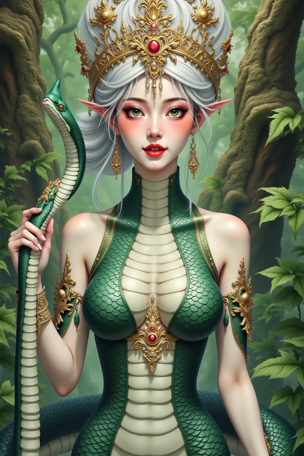 Hi, I'm Scitza, the hostess of the máormers, the snake elves, and I have greenish and bluish skin.
Want to know more about the fascinating snake elves also known as sea elves? so come with me to meet the Sublime Commander channel, and you'll stay on top of all the lore of Skáirim and The Elder Scrôolls in general. you essspero!