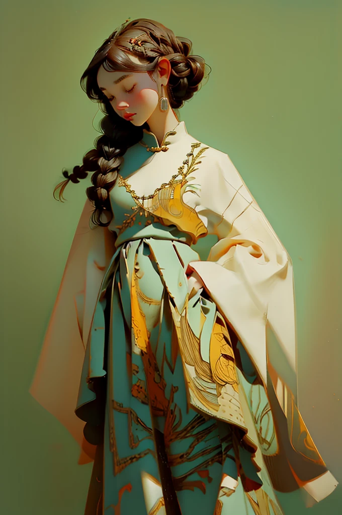 a nice face girl from Ukraine holding flowers in blue yellow colors, wearing Ukrainian national dress, wearing Ukrainian national costume, in Vyshyvanka, 1girl, style-nebmagic, anatomically correct hands, masterpiece hands style-sylvamagic style-empire cloudport, trident logo, trident symbol