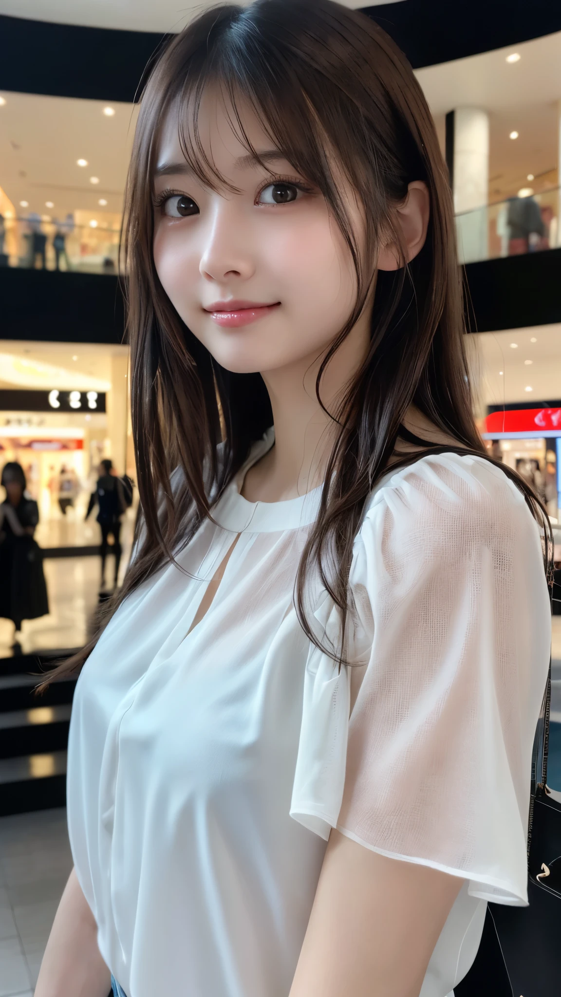 highest quality, shape, Very detailed, finely, High resolution, 8k wallpaper, Perfect dynamic shape, Beautiful and detailed, Summer clothes,Medium Hair,Natural color lip,smile,20-year-old girl、Midnight、Beautiful and elaborate face、Perfect and beautiful face、Slim face and figure,spread your arms wide,Big eyes,Take a photo with your face raised from below your knees、Small face、Beautifully detailed face、Perfect and beautiful double eyelids、Big cleavage、Long, slender legs、One Woman、gravure、Watching the audience、bedroom、full body、Looking into the distance、business suit、Office Casual、computer