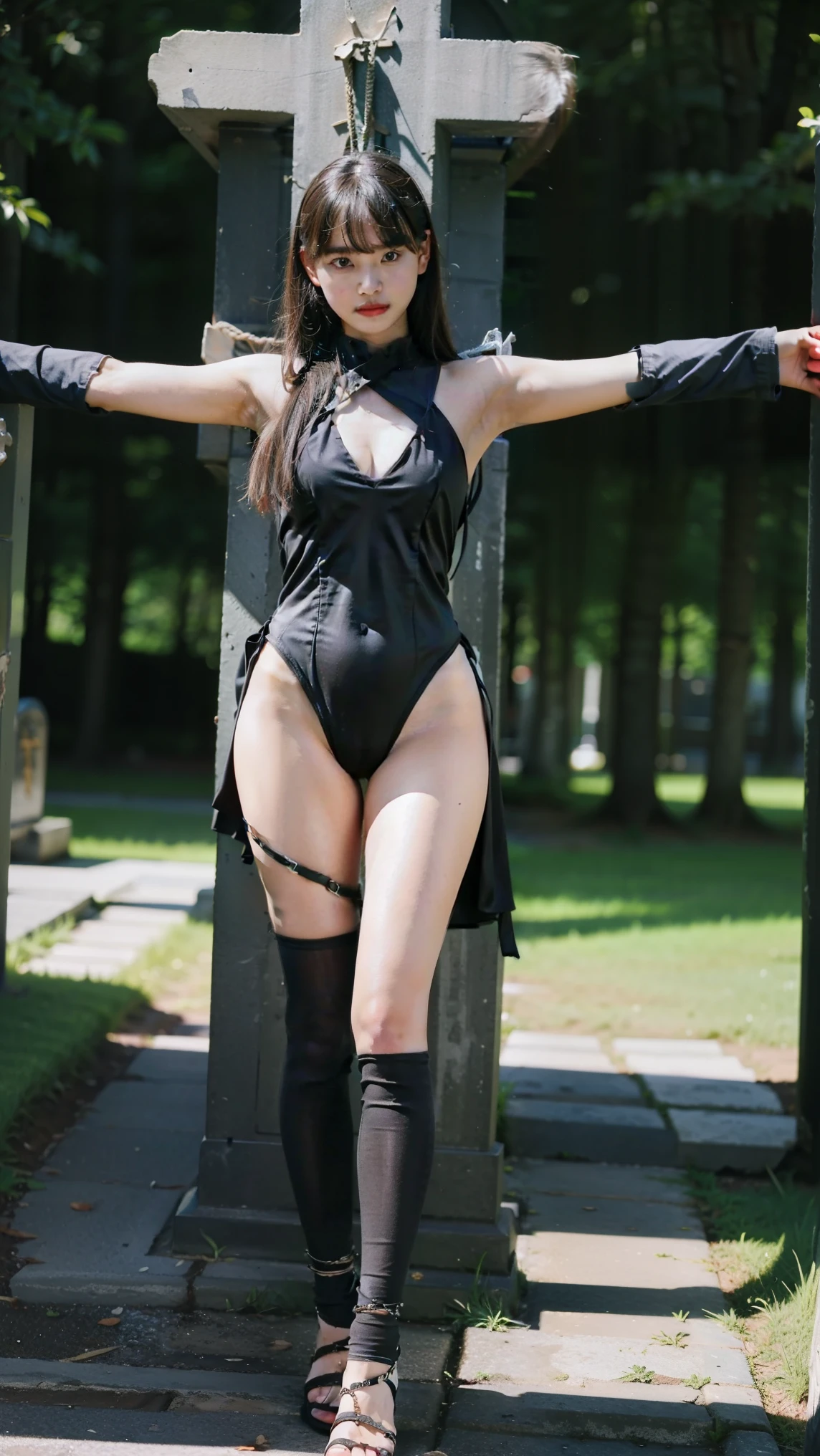 masutepiece, Best Quality, 1 anime dark elf girl, fullnude, (childlike), ((small tits)), Beautiful legs, Full view of the pubic area, (big eye), realisitic, in 8K, Extremely detailed, Realistic Fiction, High-definition photos, Limbs are in a rational and natural state, swimming pools, Soft light