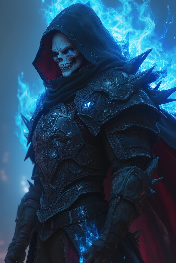 fking_scifi_v2,
80mm, f/1.8, dof, bokeh, depth of field,
((burning skull))
((shoulder spikes)), (full body), ((holding sickle)), ((blue fire)), (leather suit)

