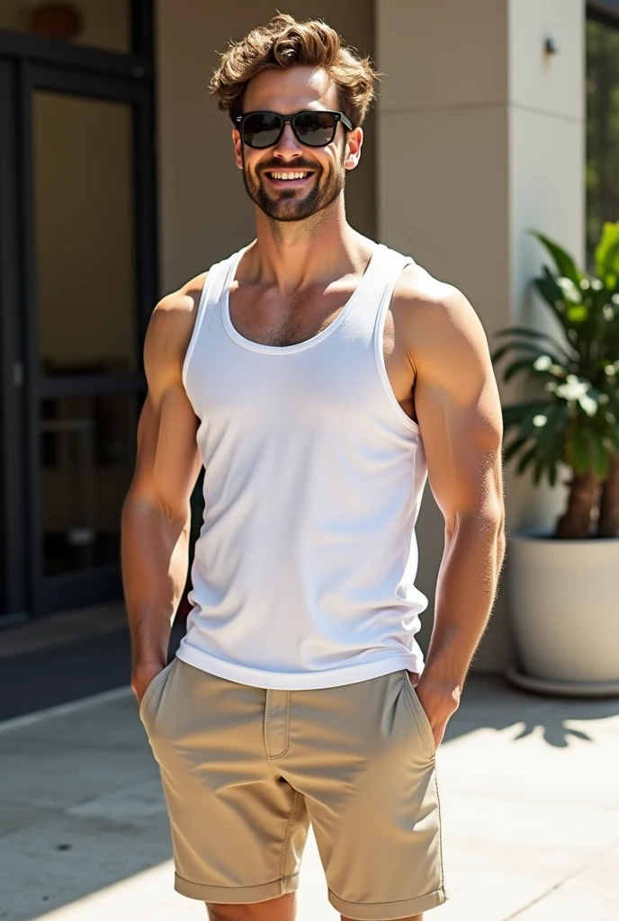 a male model posing for a photo shoot, <lora:add-detail-xl:3>