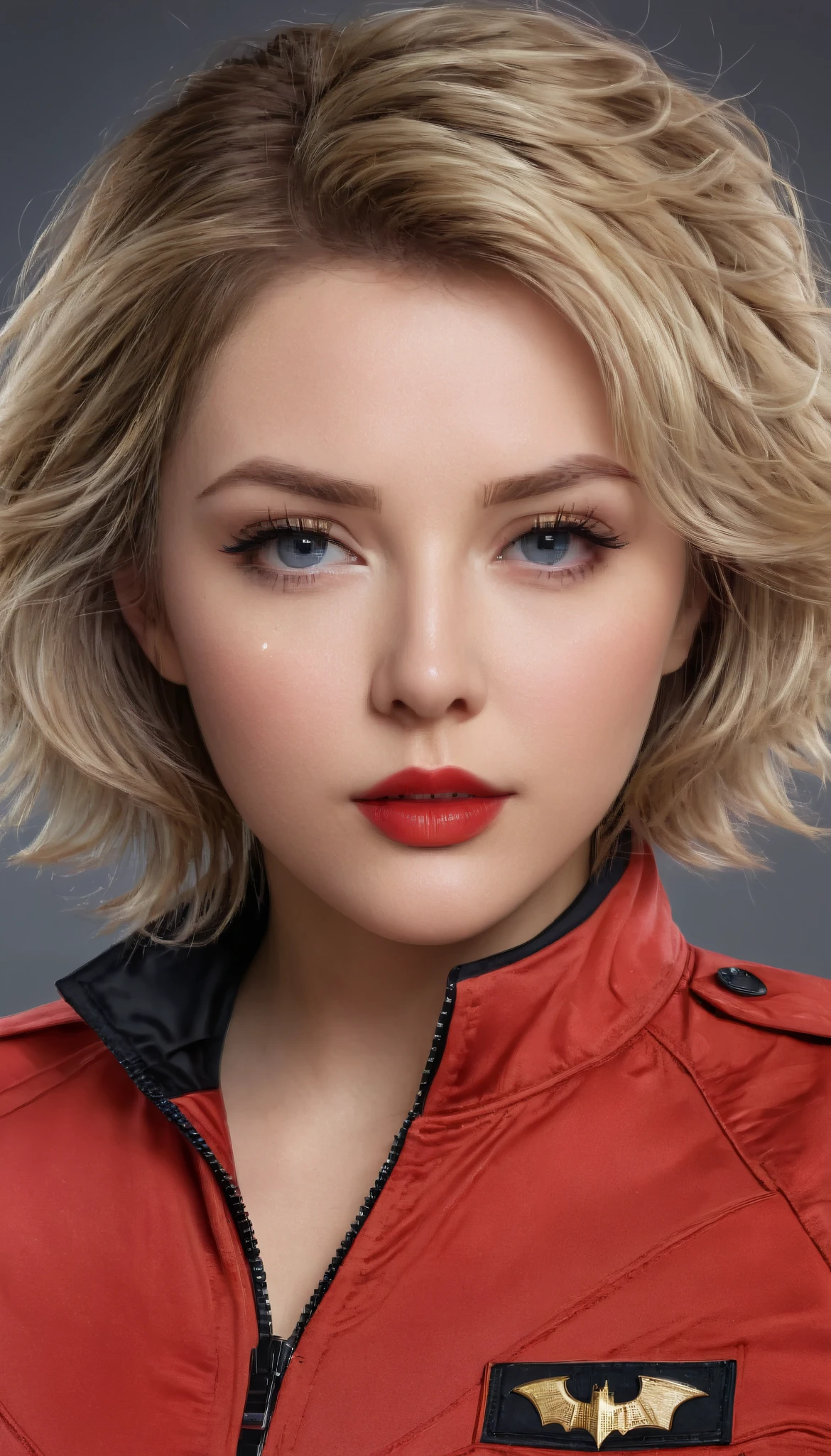 ( hyperreal)、Future female pilots、
Huge beautiful woman High Level Image Quality high resolution is present short hair blond、 blondの女性、 mature women、Middle-aged woman、(( big skin texture 、超 high resolution、 is present、 chubby figure、 angry face、Middle-aged beauty、 beautiful expression 、Fluffy haired 、Kamimei、 Very delicate and delicate skin texture、35女性がHuge宇宙ステーションを操縦している)、Female Pilot Bat Light Red Lips、(( Wearing a red flight suit ))、((( alone)))、