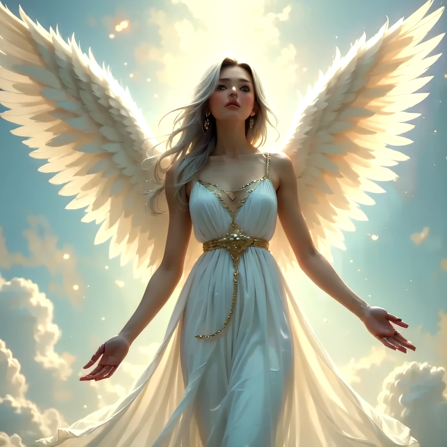 ( Masterpiece, top quality:1.2), 1 Angel, Alone, wing,