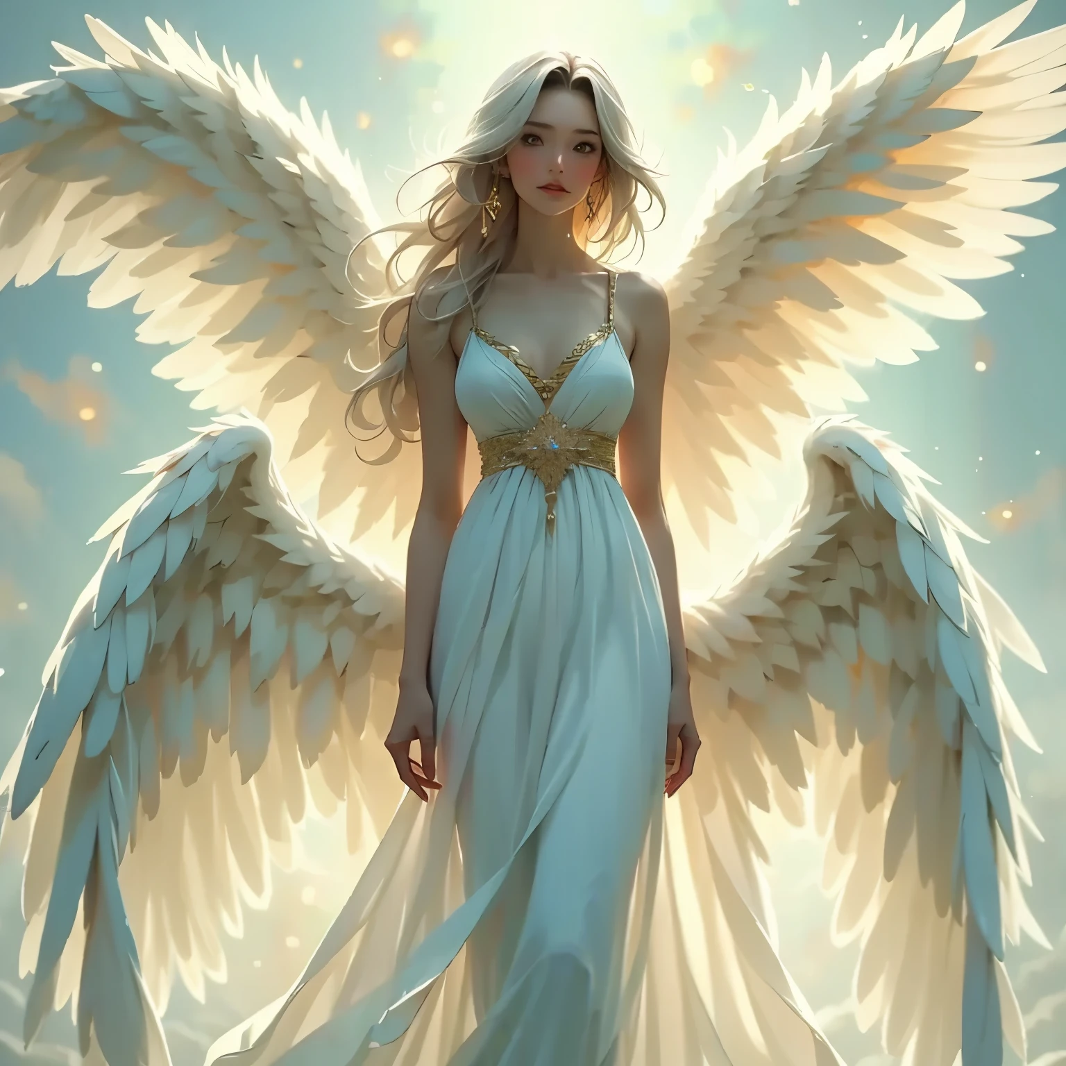 ( Masterpiece, top quality:1.2), 1 Angel, Alone, wing,