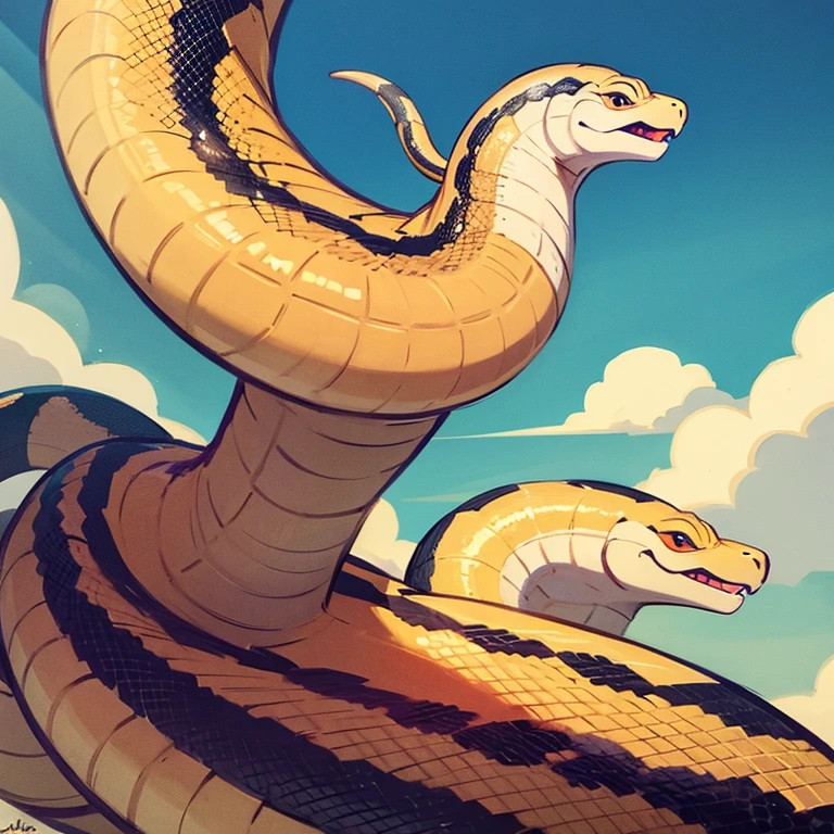 ( Masterpiece, top quality:1.2), Snake logo