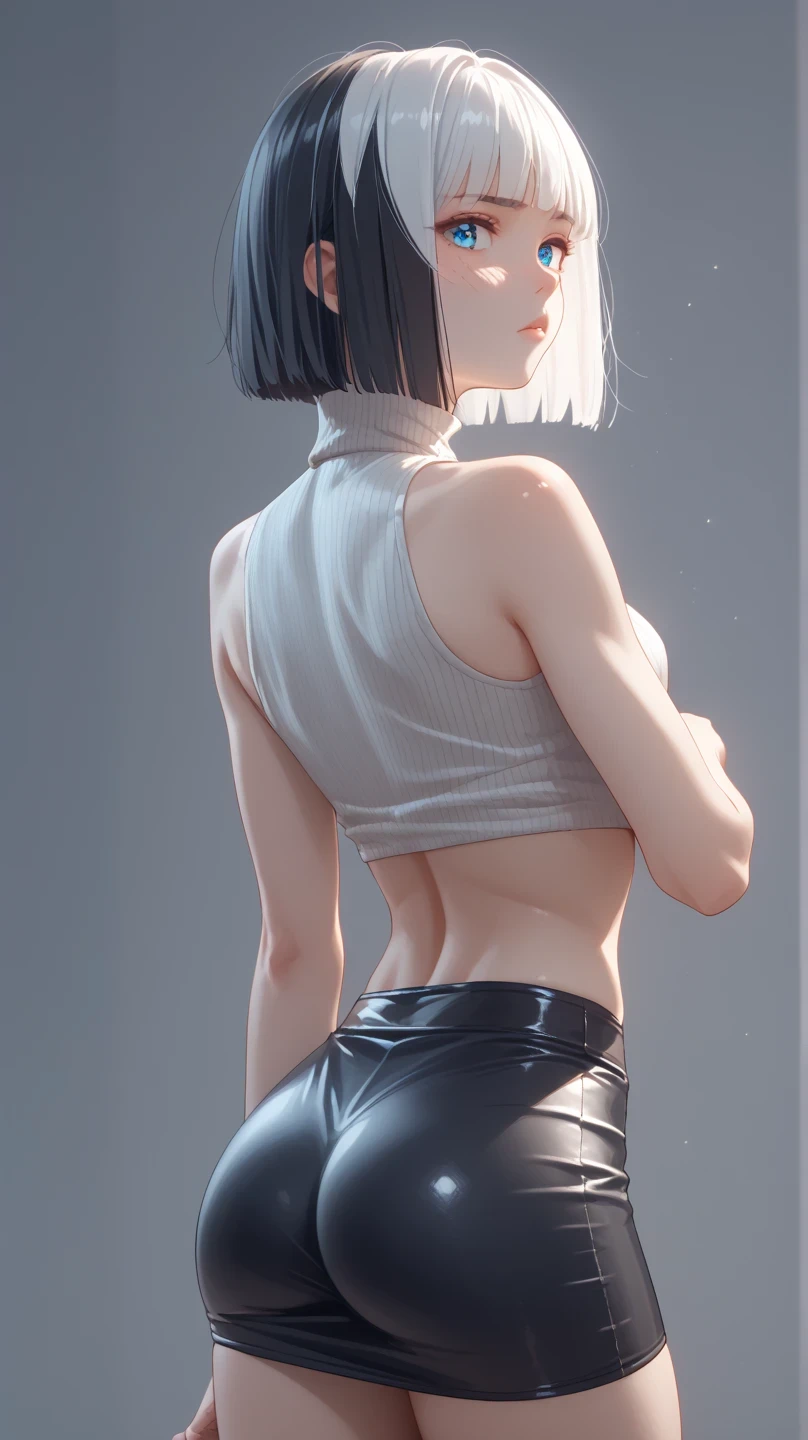 clear,Married Woman,mother,whole body,Character portrait,semi-long,Short Bob,slender,Slender,naked,nude,pants,underwear,全naked,skin,tits,skin露出,Black Hair,Small breasts,Small breasts,Hair tied up,Tying up