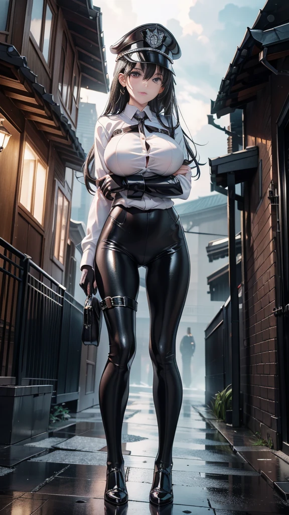 1girl, solo, (((full body))), masterpiece, (high detail:1 1), Rough face, Natural skin, high quality, NSFW, Hinata Hyunga，(French braid hair), (((very long hair))), long detailed hair, white eyes，(arm behind head:1.5)，( smile:1.2），Face blush，Sexy figure, perfect bodies, beautiful eyes, (Detailed face and eyes), (face: 1 2), voices, Extra, real photo, ... ... ........... PSD, sharp focus, contrast lighting, Delicate skin, High definition 8K, incredible details, realistic, professional photo shooting, 8K UHD, SLR camera, soft lighting , high high quality, film grain, Fujifilm XT3, magic, particle FX, (((tight body suit, tight black pants))), in the forest, dark forest, horror forest, cherry blossom petals, looking at viewer, (((Show cameltoe))), (((black boots))), (snow), (gloves), (((standing full body))), (((bright day)))
