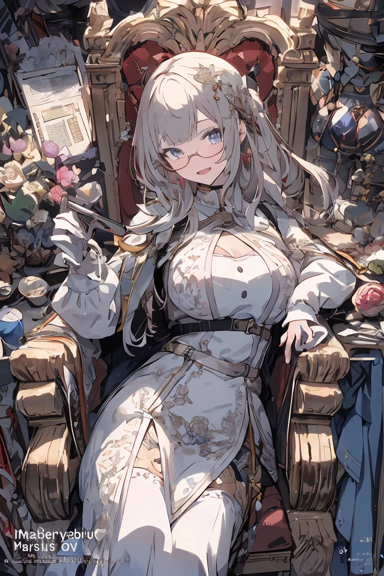 Narmaya relaxing in a reading nook