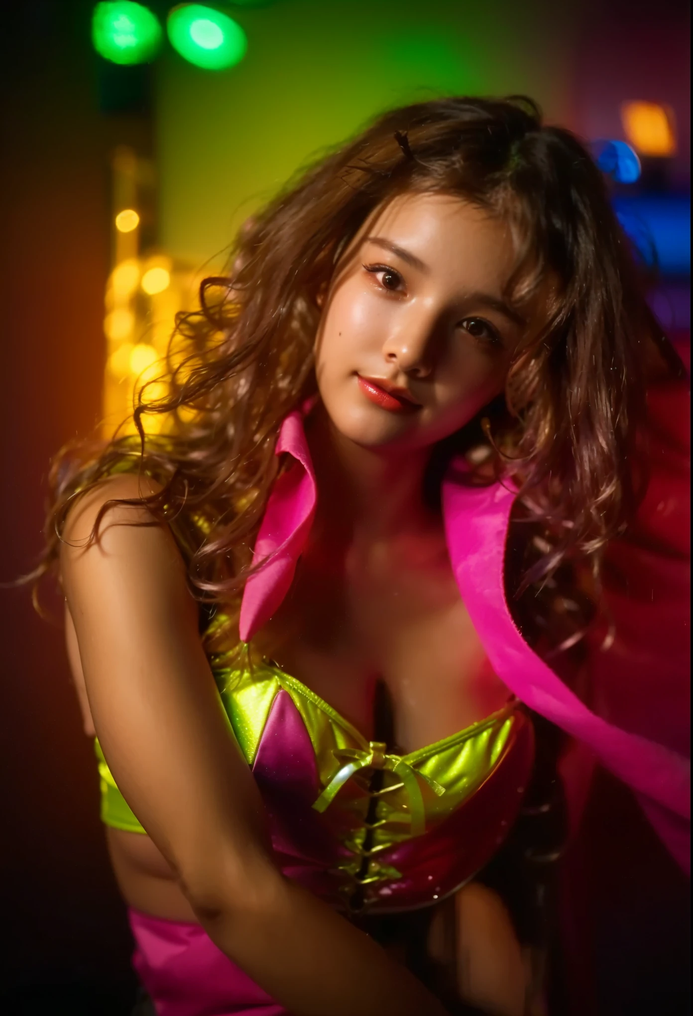 (Completely live action:1.37), (Amazingly realistic textures:1.37), (masterpiece, best quality:1.2), (8k uhd, 16k, 32k, ultra high res), amazingly realistic skin, amazingly realistic photo, superrealism, (photorealistic:1.37), (RAW photo), ultimately realistic, (ultimately realistic all details), (ultimately realistic all textures), super realistic lighting, super realistic shadow, (japanese girl:1.5), ((young face)), smiling, happy, super realistic face, ultimately realistic skin, ultimately realistic eyes, (mascara:1.35)ultimately realistic background, ultimately realistic detail up, kkw-ph1, ((drooping eyes, cyberpunk-style cyborg girl, amazingly intricate details, Anatomically perfect hands, mechanical body, silver knight armor, ultra glossy texture, purple hair))