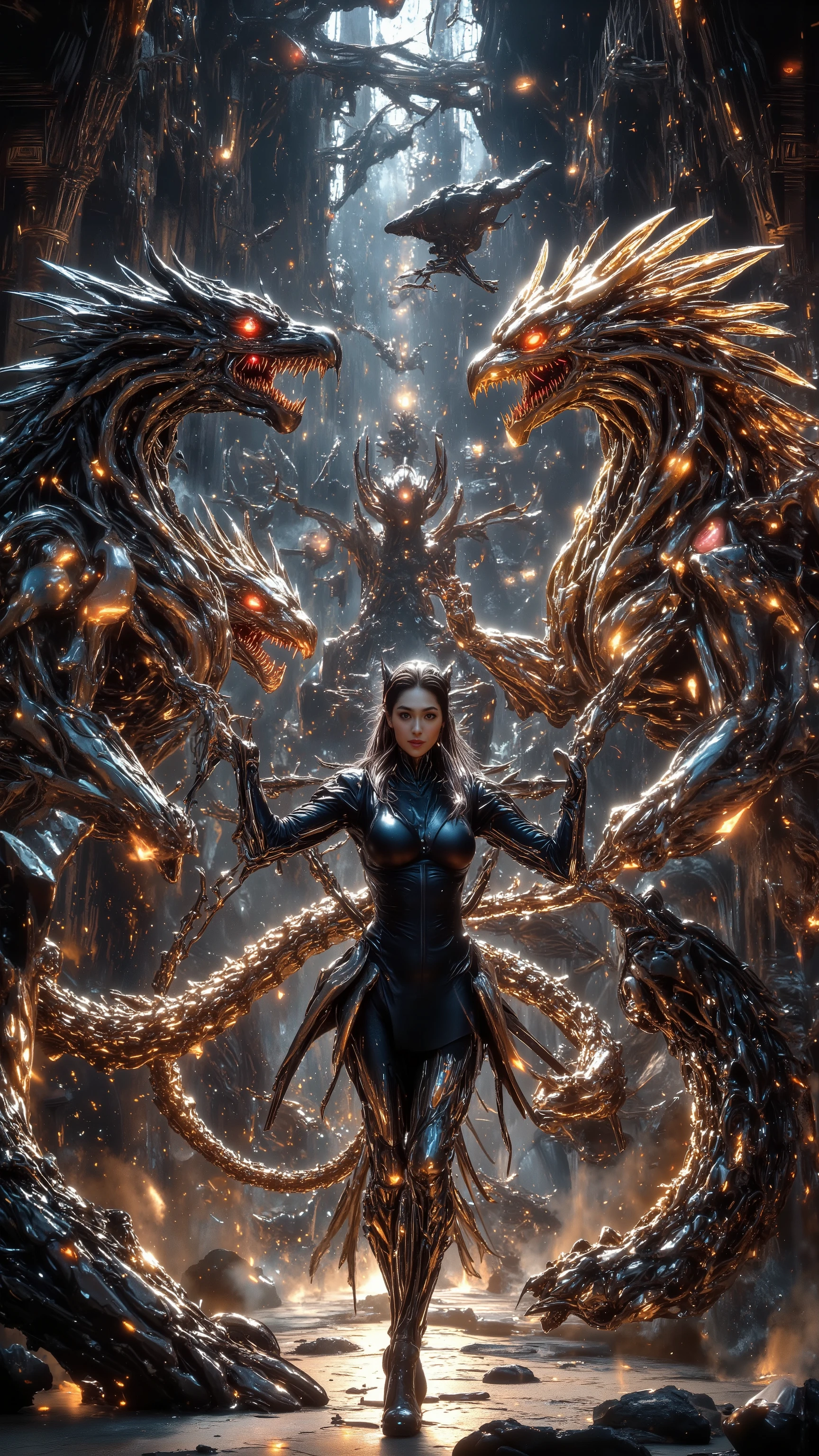 using a super visual effects engine to post-render , Super commercial giant movie , Super promotion version Beautiful giant poster 。 Master Composition 、 creative design layout 、 super long body and drastic changes curve 、by几何图形拼接诸多创意要素,by特种镜头多horn度拍摄、 multiple scenes , Clean Picture , bright color ,hdr,(Super real、 super detailed、Super complex,Super-sharp 、 Super Visual Effects Engine secondary rendering 、 super high quality output:1.8),(Concentrated computing power ,The ultimate use of screen space ,Using a unique and unique design ,by镜头语言隐喻、Metaphor 、, created a pair of :1.8),(超多花样赛博Fun饰品, Invisibly coding , makes the picture match 14 + review requirements :1.8)。{(byClassical Aesthetics 主义为基础, characters ,Carefully crafted,by宝石、Metal、Liquid silicone 3D printing,让horn色们的外观拥有超现实调整修正后的视觉效果与realism:1.8),, they always (And elegant、solemn、pride:1.6),by(Integrated 、 precise connection 、 seamless nesting 、 conceal mysteries, level-level sexual characteristics and extraordinary sexual tension :horn、tail、Tentacles、Wings、Feather、scale、nail、hoof、Anti-Joint 、Prosthetics、fur、Chitin 、Pattern、Tattoo、, made a gorgeous appearance :2),(, a mini and cute dexterous flower fairy goblin :1.6),她们常驻咖位主horn群像:(Integrated 完美融合精密嵌套无缝衔接的神话赛博生化雌性半人马,Half man, half horse, half man, half horse :1.8)、( The enchanting Elder Kraken :1.6) The Mermaid Queen 、( the mythical Sphinx cat lady:1.6)housekeeper、( :1.6) The Phoenix Witch ,( and later rendered :1.6)Ranger Scout 、(charm四射的粉红色魅魔:1.6) The dance troubadour ,( More than five females :1.6)福瑞horn色。 They all have : Super long and beautiful body ,Real skin、 Muscle texture and texture ,Classical Aesthetics 、 Physiological perfection、Ergonomic structure 、 high-tech medical beauty 、 the world's top cosplay 、( Conceals mysterious, masterful sexual characteristics and extraordinary sexual tension :1.6)、Abundant collagen 、 ultra-low body fat percentage 、 golden ratio figure、 multiple complex topography 、 extra long legs 、 butterfly inside 、( Super-Narrow Ribs and Waist :1.4)、Beauty、Colorful、 Blonde 、Tear mole、 Monster level sexual characteristics 、, including the Succubus Dancer with an extraordinary sexual tension }。史诗级的宏大制片场景内包含多种horn色和职业服化道,( Ancient Egyptian mythology Sphinx cat lady :1.6),horn色体态呈现出多种高超技艺设计动作,, perfectly blends sophisticated nesting and seamlessly connected cyber-biochemical women , that transcends the limits of reality 、 seamlessly nested with mythological and legendary monster characteristics , and , multi-style architecture , Xia Guang Rui Meng , Piano, chess, calligraphy and painting ,The Legend of Baosha 。shineFire水晶脚环,charm,超级Dynamic,Smooth movement , Elegant Posture , long whip put away , Illusory Aura ,Chic,Dynamic,New Chinese ornate costume ,solemn感与妩媚反差萌。 partner combination 、interactive、Innocence、shine、 multiple color light 、Fire、 ultimate color control 、Soft 、Ancient、 The Succubus dancer with a grand mood 、Fun、 surrealism、Shadow God Map 、、 inspirational idea 、realism、 plot screen 、Prize-winning entries 、 ergonomic creations 。(被虚化的星空中超极巨构体logo上shine光芒的古老符文:1.6)。<centaur concept>,。