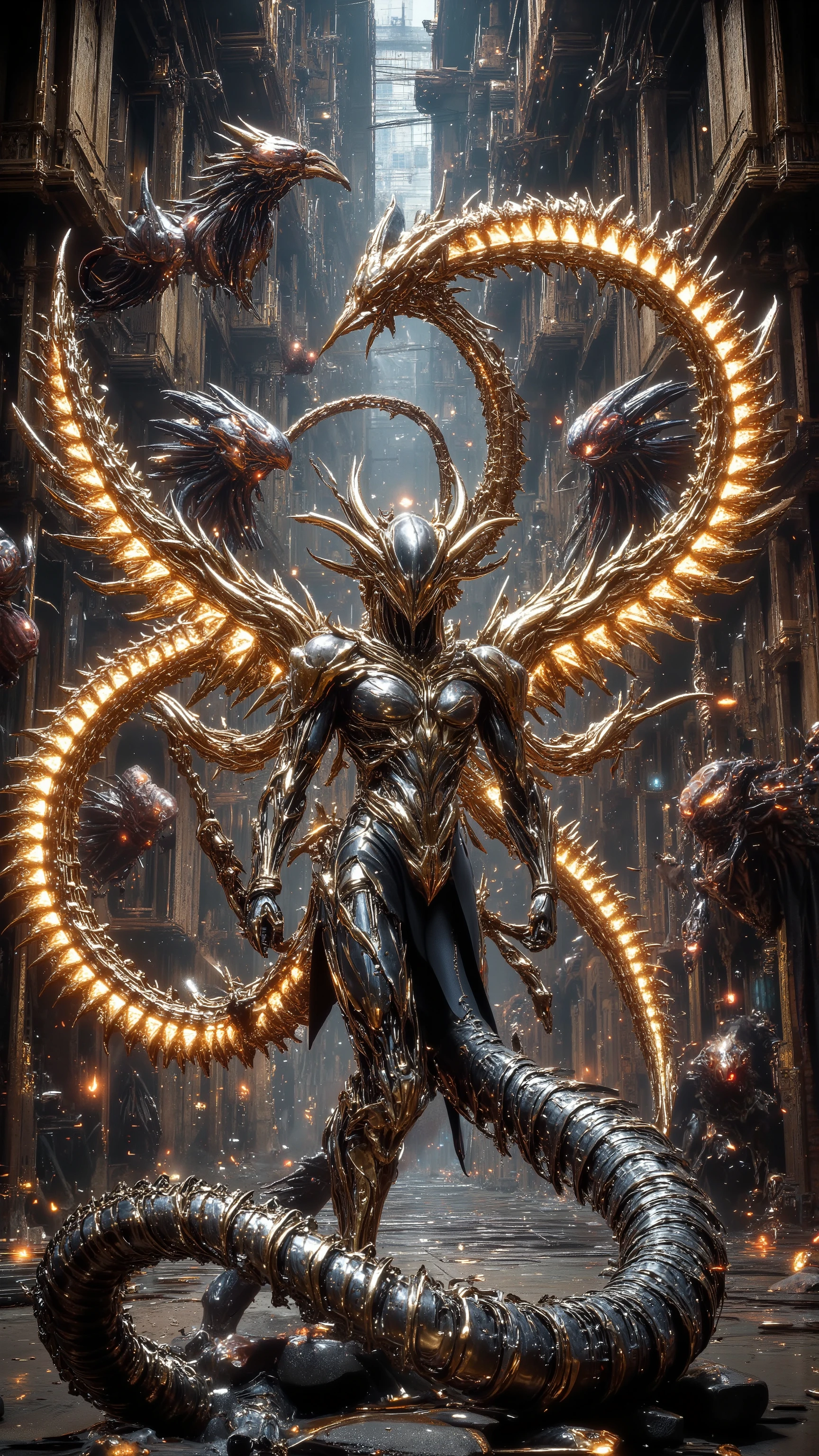 using a super visual effects engine to post-render , Super commercial giant movie , Super promotion version Beautiful giant poster 。 Master Composition 、 creative design layout 、 super long body and drastic changes curve 、by几何图形拼接诸多创意要素,by特种镜头多horn度拍摄、 multiple scenes , Clean Picture , bright color ,hdr,(Super real、 super detailed、Super complex,Super-sharp 、 Super Visual Effects Engine secondary rendering 、 super high quality output:1.8),(Concentrated computing power ,The ultimate use of screen space ,Using a unique and unique design ,by镜头语言隐喻、Metaphor 、, created a pair of :1.8),(超多花样赛博Fun饰品, Invisibly coding , makes the picture match 14 + review requirements :1.8)。{(byClassical Aesthetics 主义为基础, characters ,Carefully crafted,by宝石、Metal、Liquid silicone 3D printing,让horn色们的外观拥有超现实调整修正后的视觉效果与realism:1.8),, they always (And elegant、solemn、pride:1.6),by(Integrated 、 precise connection 、 seamless nesting 、 conceal mysteries, level-level sexual characteristics and extraordinary sexual tension :horn、tail、Tentacles、Wings、Feather、scale、nail、hoof、Anti-Joint 、Prosthetics、fur、Chitin 、Pattern、Tattoo、, made a gorgeous appearance :2),(, a mini and cute dexterous flower fairy goblin :1.6),她们常驻咖位主horn群像:(Integrated 完美融合精密嵌套无缝衔接的神话赛博生化雌性半人马,Half man, half horse, half man, half horse :1.8)、( The enchanting Elder Kraken :1.6) The Mermaid Queen 、( the mythical Sphinx cat lady:1.6)housekeeper、( :1.6) The Phoenix Witch ,( and later rendered :1.6)Ranger Scout 、(charm四射的粉红色魅魔:1.6) The dance troubadour ,( More than five females :1.6)福瑞horn色。 They all have : Super long and beautiful body ,Real skin、 Muscle texture and texture ,Classical Aesthetics 、 Physiological perfection、Ergonomic structure 、 high-tech medical beauty 、 the world's top cosplay 、( Conceals mysterious, masterful sexual characteristics and extraordinary sexual tension :1.6)、Abundant collagen 、 ultra-low body fat percentage 、 golden ratio figure、 multiple complex topography 、 extra long legs 、 butterfly inside 、( Super-Narrow Ribs and Waist :1.4)、Beauty、Colorful、 Blonde 、Tear mole、 Monster level sexual characteristics 、, including the Succubus Dancer with an extraordinary sexual tension }。史诗级的宏大制片场景内包含多种horn色和职业服化道,( Ancient Egyptian mythology Sphinx cat lady :1.6),horn色体态呈现出多种高超技艺设计动作,, perfectly blends sophisticated nesting and seamlessly connected cyber-biochemical women , that transcends the limits of reality 、 seamlessly nested with mythological and legendary monster characteristics , and , multi-style architecture , Xia Guang Rui Meng , Piano, chess, calligraphy and painting ,The Legend of Baosha 。shineFire水晶脚环,charm,超级Dynamic,Smooth movement , Elegant Posture , long whip put away , Illusory Aura ,Chic,Dynamic,New Chinese ornate costume ,solemn感与妩媚反差萌。 partner combination 、interactive、Innocence、shine、 multiple color light 、Fire、 ultimate color control 、Soft 、Ancient、 The Succubus dancer with a grand mood 、Fun、 surrealism、Shadow God Map 、、 inspirational idea 、realism、 plot screen 、Prize-winning entries 、 ergonomic creations 。(被虚化的星空中超极巨构体logo上shine光芒的古老符文:1.6)。<centaur concept>,。