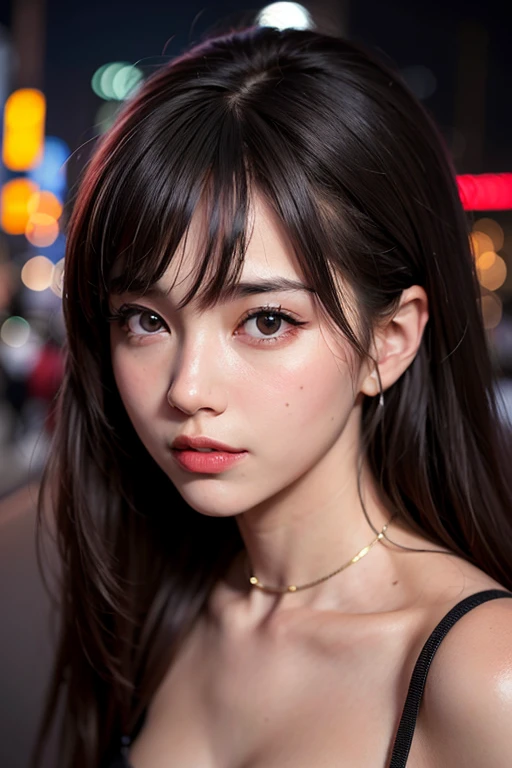 <koreanDollLikeness_v10:0.66>,best quality, ultra high res, (photorealistic:1.4), 1girl, solo focus, ((black mini see through dress)), elbow dress, black thighhighs, frills, ribbons, studio background, (18 age old Kpop idol), (aegyo sal:1), (platinum blonde hair:1), ((puffy eyes)), looking at viewer, facing front, smiling, laughing, cute,streets, outdoors, moon light city ,
clear facial skin,<ulzzang-6500:0.1>