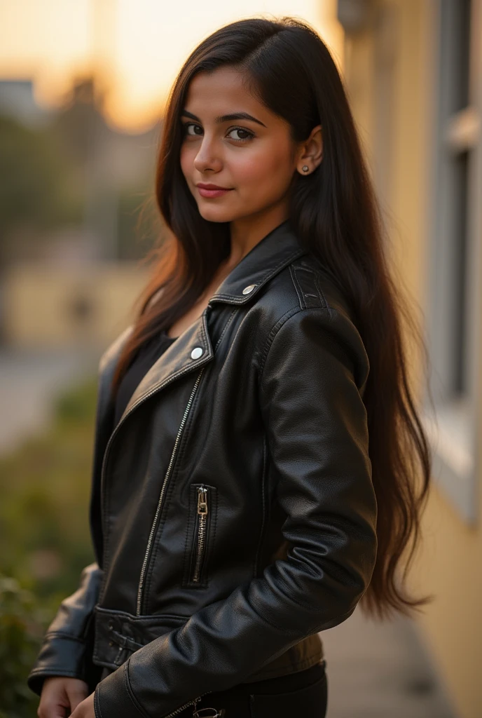 Realistic full body photo of a smiling, Young black-haired woman with long hair, She dances in front of the camera in a long, purple silk shirt and tight jeans..., Park,glamour fotoshooting, Park, perfect anatomy, perfect brown eyes. Perfect hands with 5 fingers on each hand, Matching girl, looking at the camera, 1 Frau. (Eye make up:1.1), (highly detailed skin:1.1), spirit, analog style, keen focus, 8K  UHD, dslr, good quality, Fujifilm XT3, Grain, Award-winning, ​masterpiece. Park