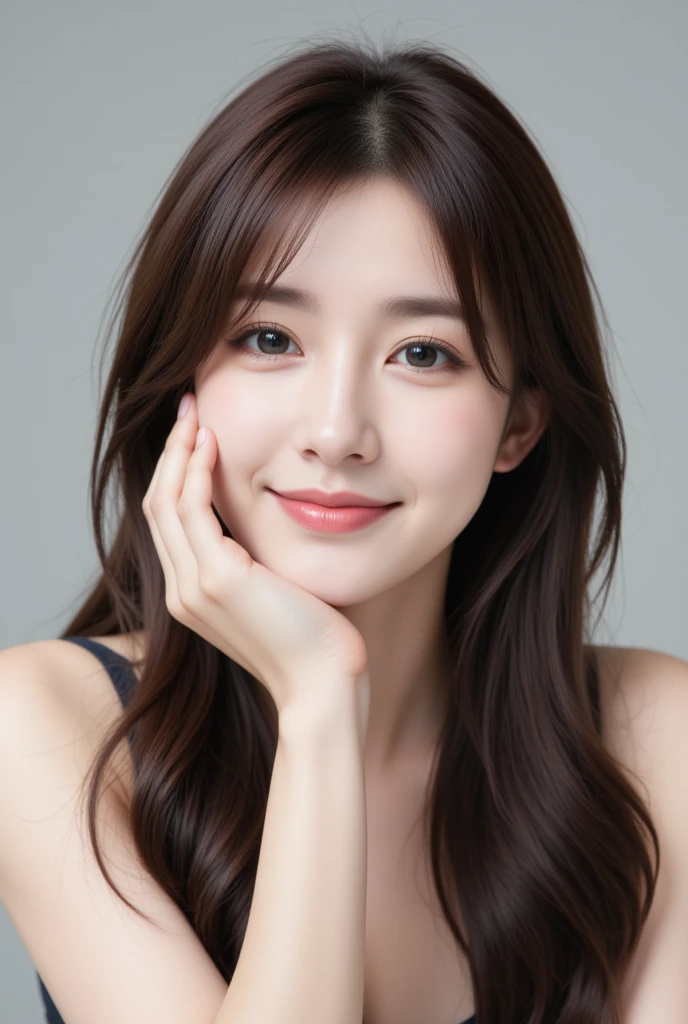 16k high quality wallpapers（Detailed eyes,Long eyelashes,Bright and colorful iris,Expressive eyebrows,Blend eyeshadow perfectly,Eyes sparkle,Reflective eyeballs，Heterochromia），（Light blue long hair girl 1。3 Lots of hair1。3 Delicate hair 1。2）,（Long transparent dress，floral patterns：1.4，），（Gorgeous and delicate glowing little butterfly hair ornament，brilliant colorful，Fine engraving，Shine brightly，The attention to detail，The jewelry is of high quality，Extremely high image quality）White Skin Skin，Seductive smile emoji，Close-up shot